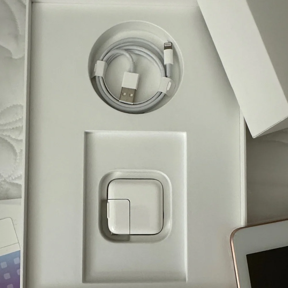Apple Tablet in White with Gold Accents 128GB